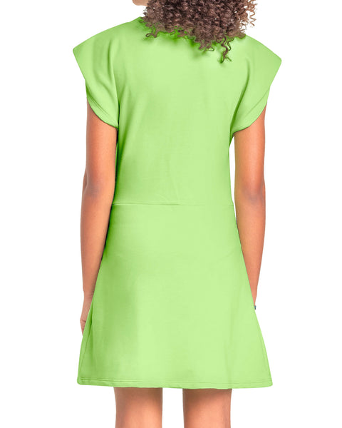 Neon Green Knot Teen Dress