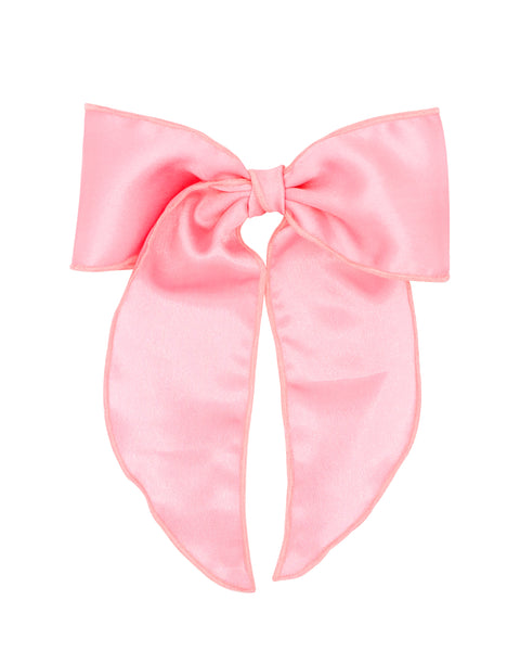 Medium Satin Bowtie with Twisted Wrap and Whimsy Tails
