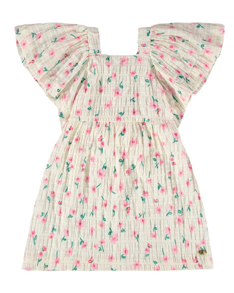 Daisies Woven Pleated Dress