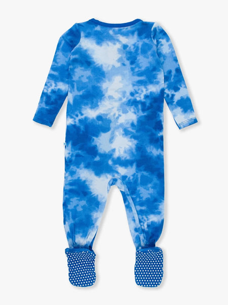 Tie Dye One Piece Zipper Footie Pajama (Variety of Color)