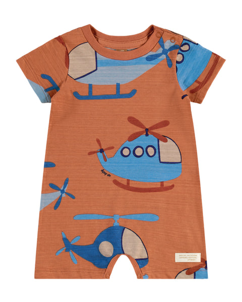 Helicopter Romper: 3-6m
