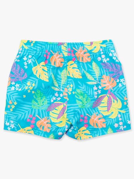 Vibrant Tropical Swim Trunk