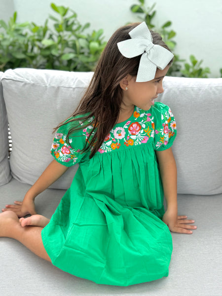 Lucia Floral Embroidery Dress