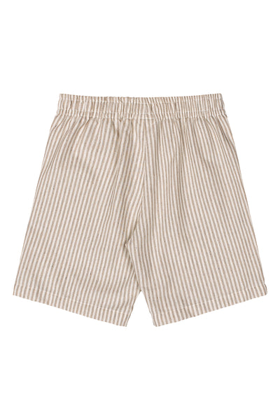 Beige Stripe Woven Set