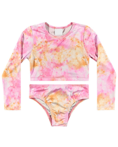 Tie Dye Rash Guard Bikini