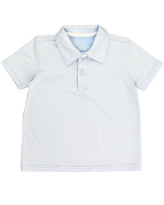 Blue Stripe Polo Shirt