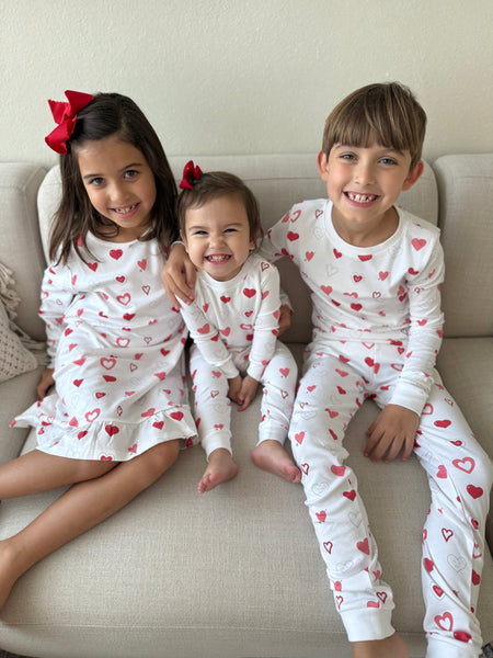 I Love You Pima Cotton Pajama Set