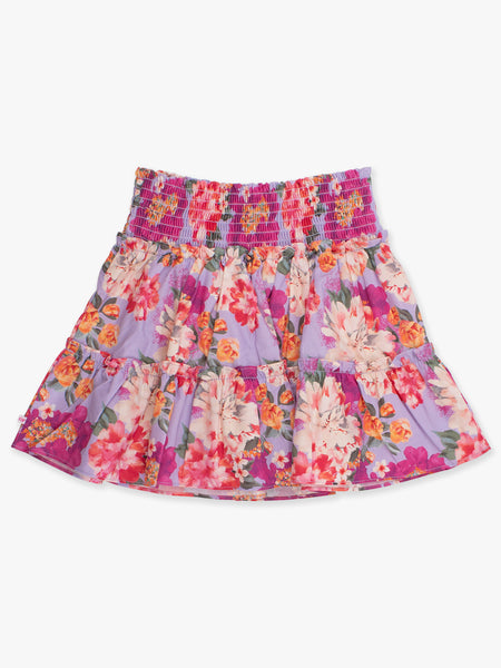 Floral Valley Smocked Twirl Skirt