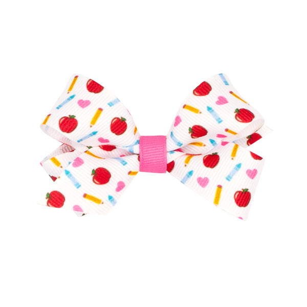 Back To School Grosgrain Hair Bows