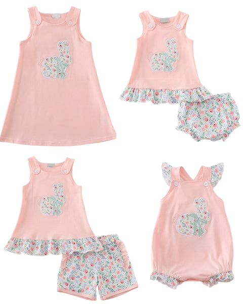 Floral Bunny Top & Short Set