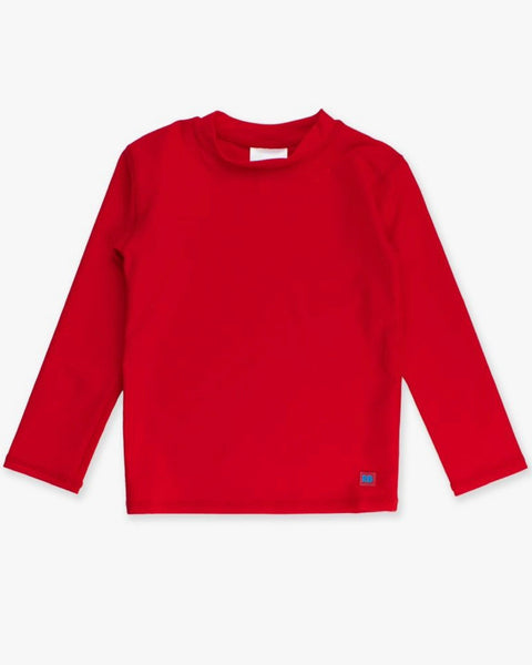 Red Long Sleeve Rash Guard