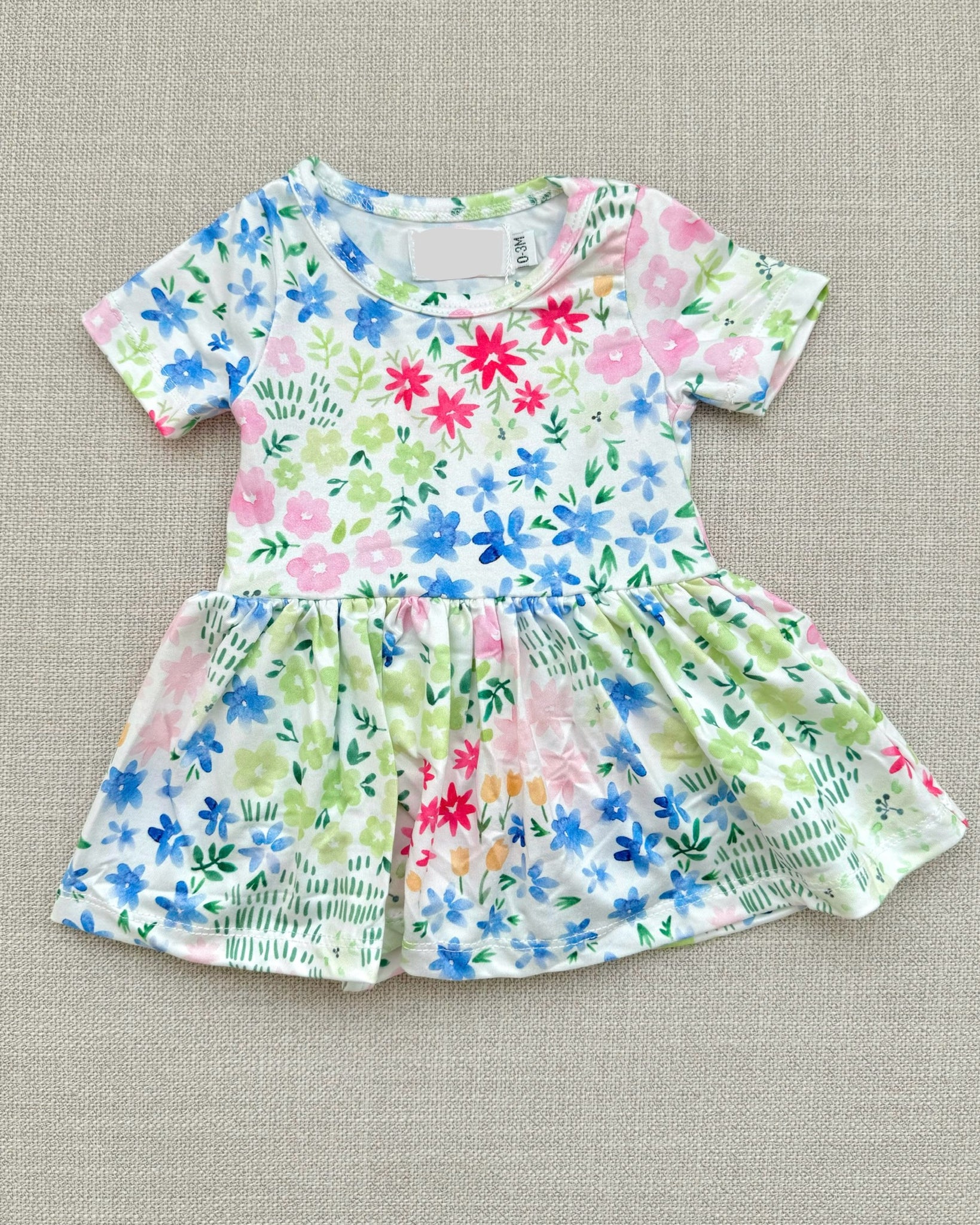 Flower Meadow Twirl Bodysuit