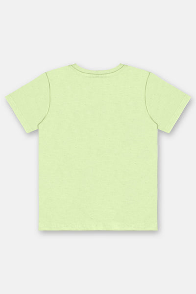 Lime Button Tee
