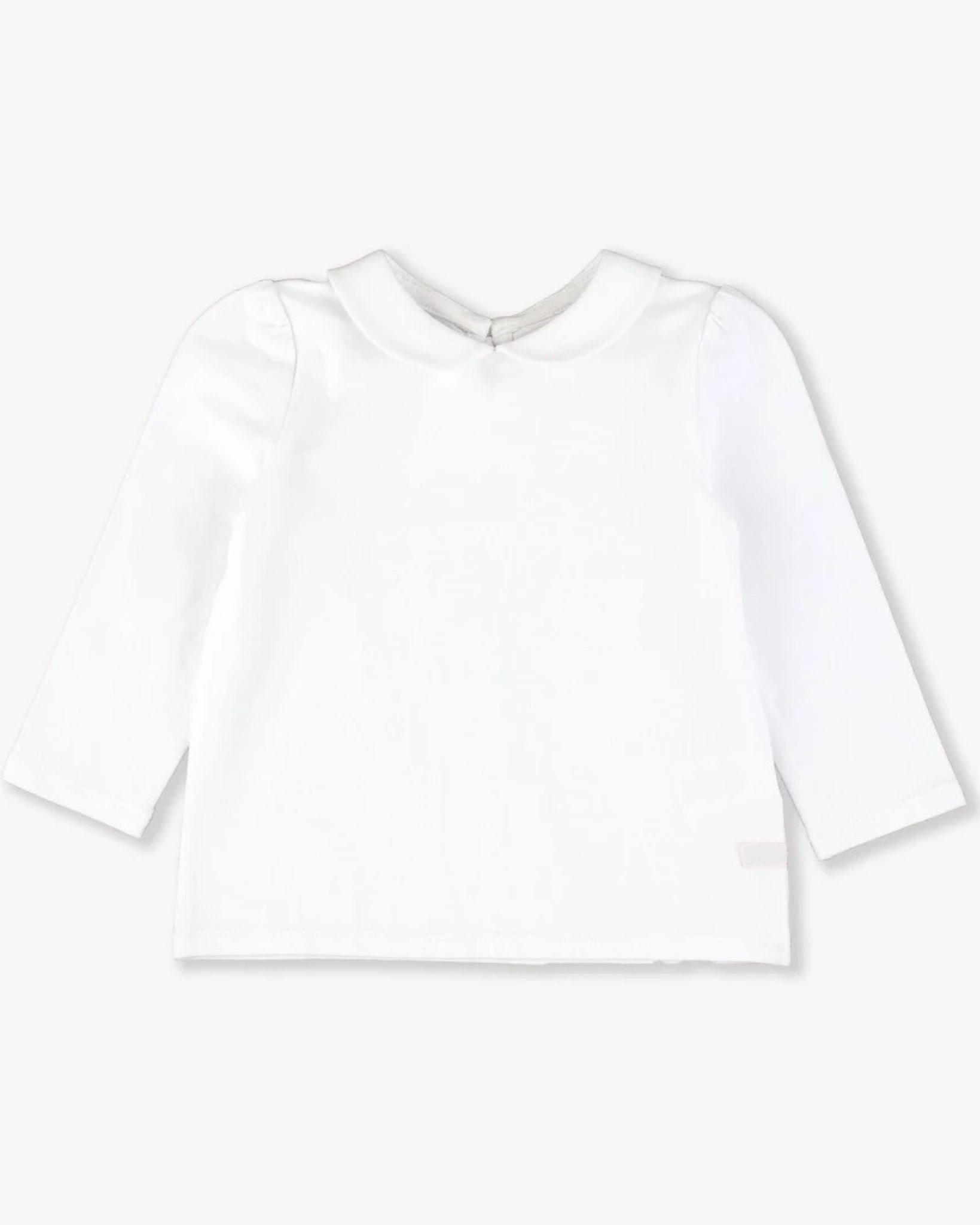 White Peter Pan Collar Top