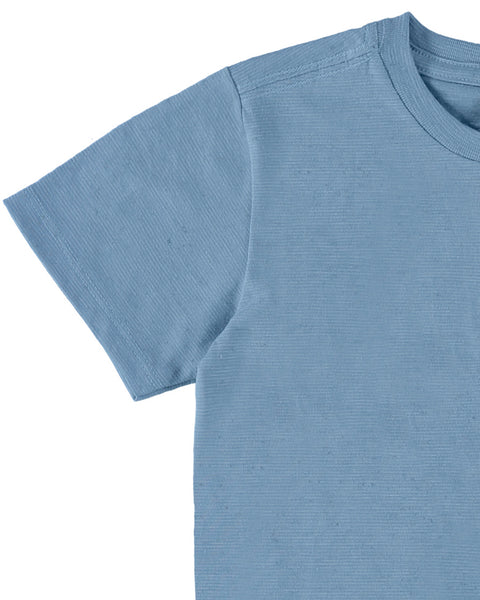 Azure Button Tee