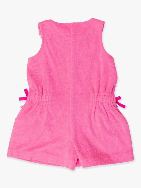 Pink Terry Cover Up Romper