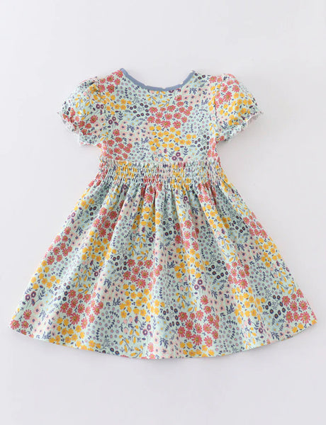 Floral Smocked Dress