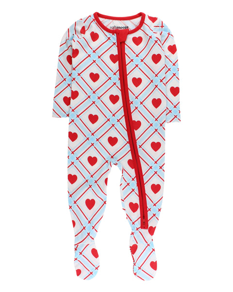 Sweetheart One Piece Footie Pajama