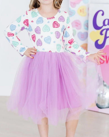 Candy Hearts Tutu Dress