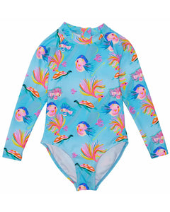 Betta Fish Surf Suit (size 8y, 10y & 12y)