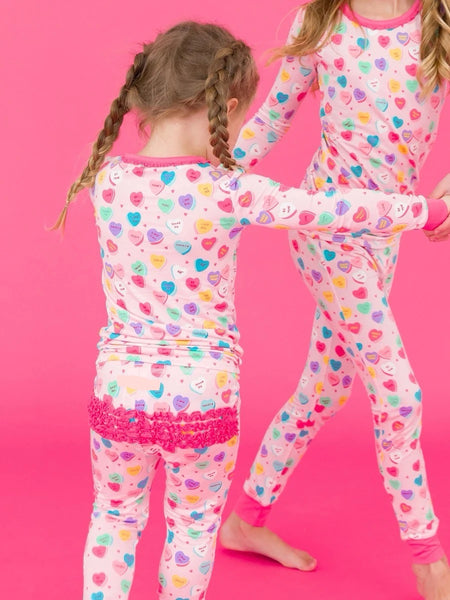 Candy Hearts Pajama Set