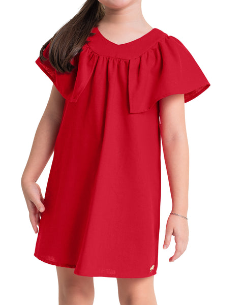 Red Linen Dress