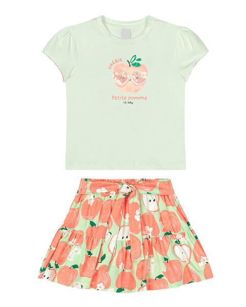Petite Pomme Skirt Set