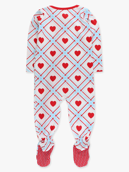 Sweetheart One Piece Footie Pajama
