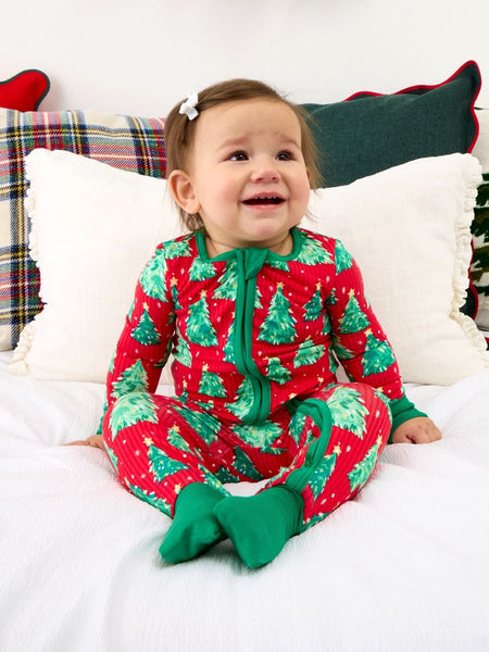 Christmas Tree Bamboo One Piece Pajama