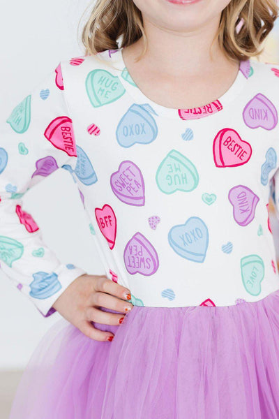 Candy Hearts Tutu Dress