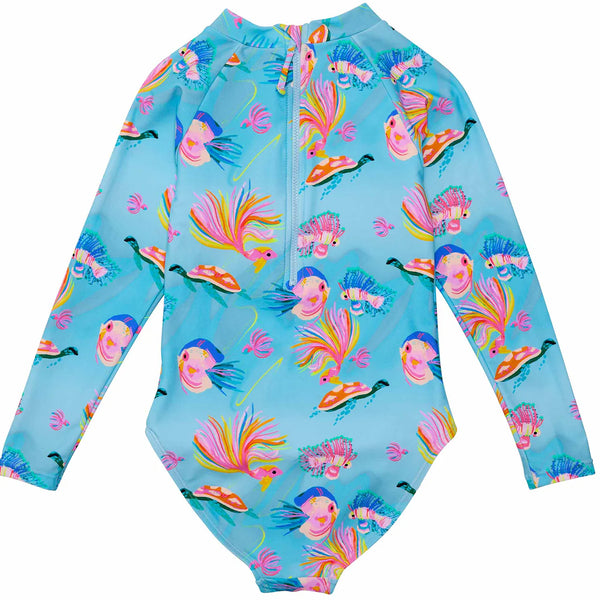 Betta Fish Surf Suit (size 8y, 10y & 12y)