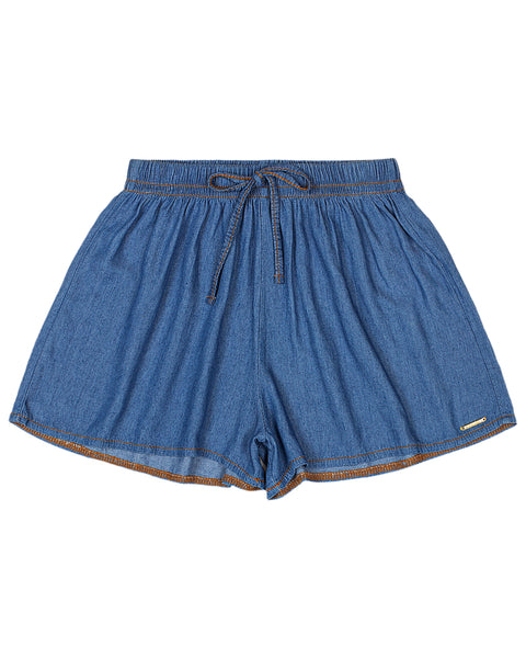 Lightweight Denim Shorts