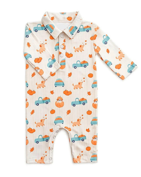 Pumpkin Patch Polo One-Piece