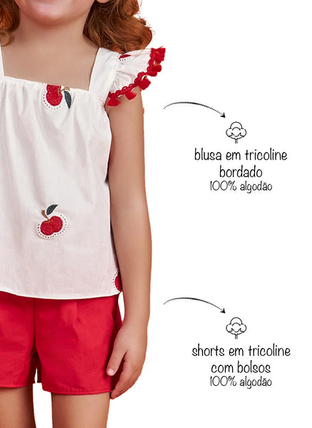 Apple Embroidery Set