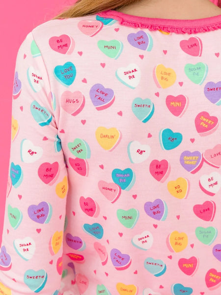 Candy Hearts Pajama Set