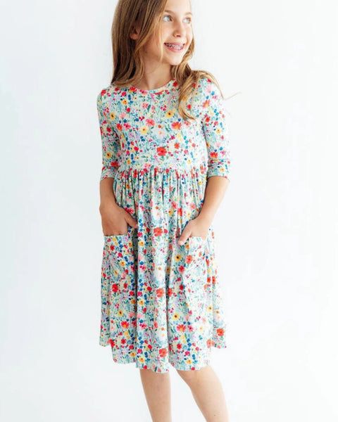 Pretty Flowers Pocket Dress
