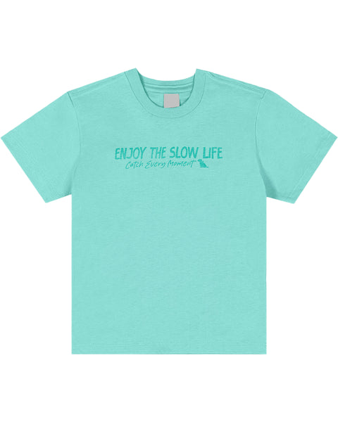 Catch every moment Aqua T-Shirt