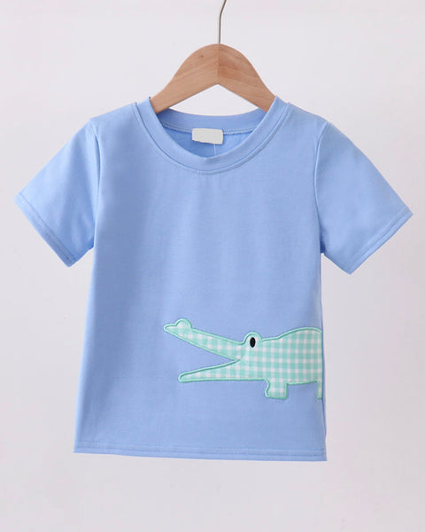 Crocodile Applique Top