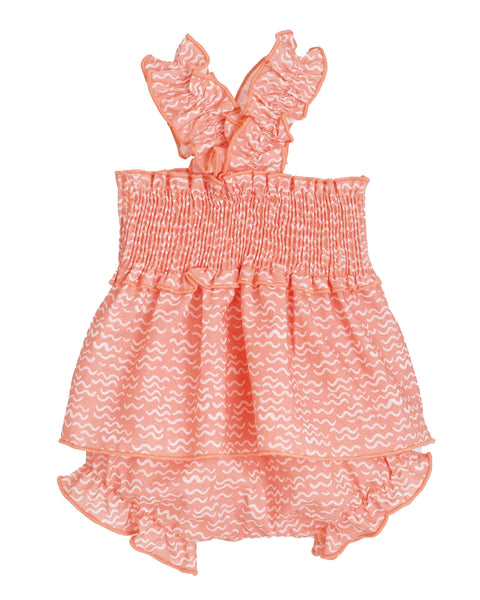 Coral Waves Bloomer Set