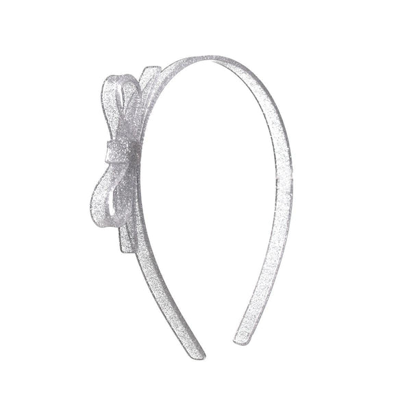 Thin Bow Glitter Headband (Variety of Colors)