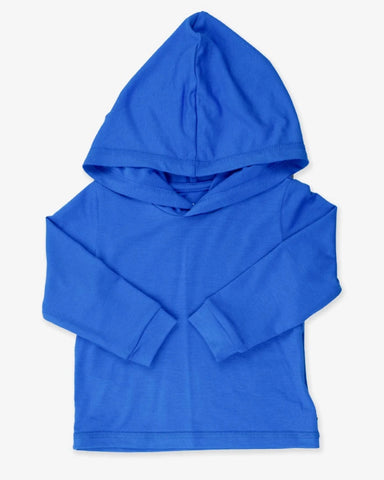 Sonic Blue Sun Protective Hooded Shirt