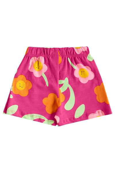 Happy Flowers Skirt/Short Set