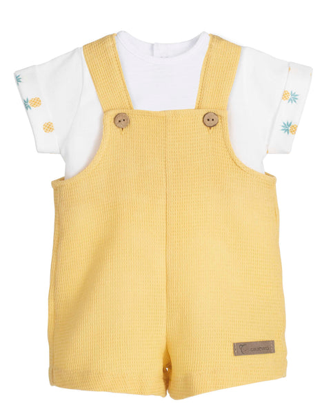 Pineapples Dungaree Set