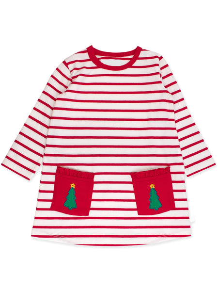 Christmas Tree Red Stripe Dress