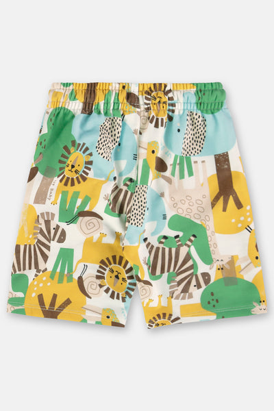 Green Top & Jungle Bermuda Set