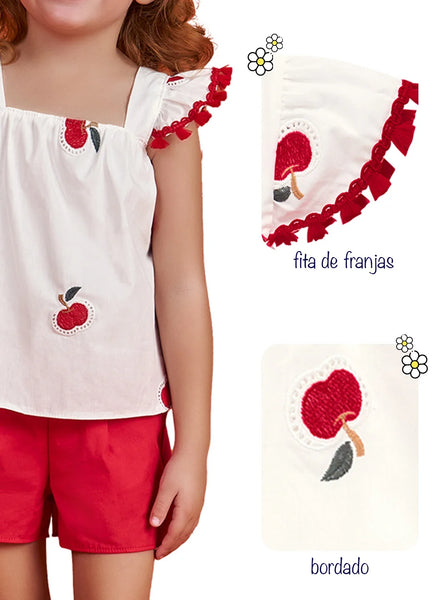 Apple Embroidery Set