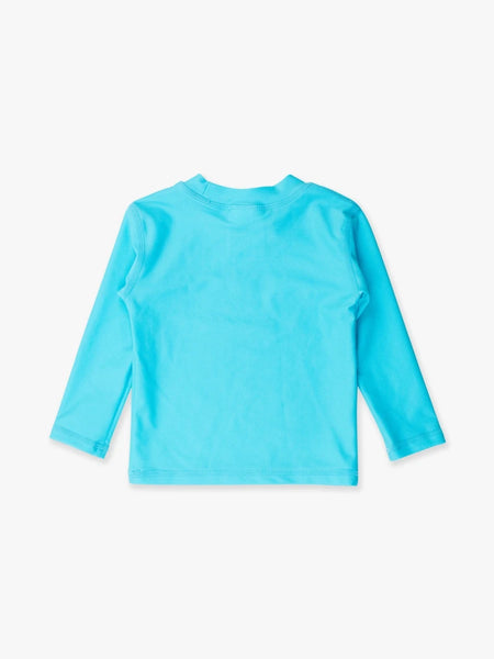 Bright Aqua Long Sleeve Rash Guard