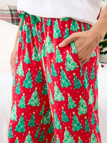 Christmas Tree Adult Bamboo Pajama Pants