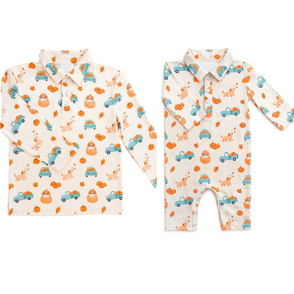 Pumpkin Patch L/S Polo