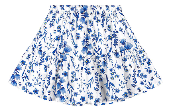 Santorini Floral Skirt Set: 4T (two left)